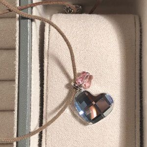 Swarovski Heart w/ Butterfly Necklace